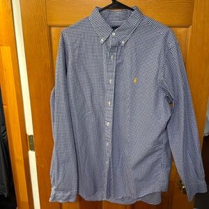 Ralph Lauren - Blue & White Gingham Shirt - XL
Classic Fit